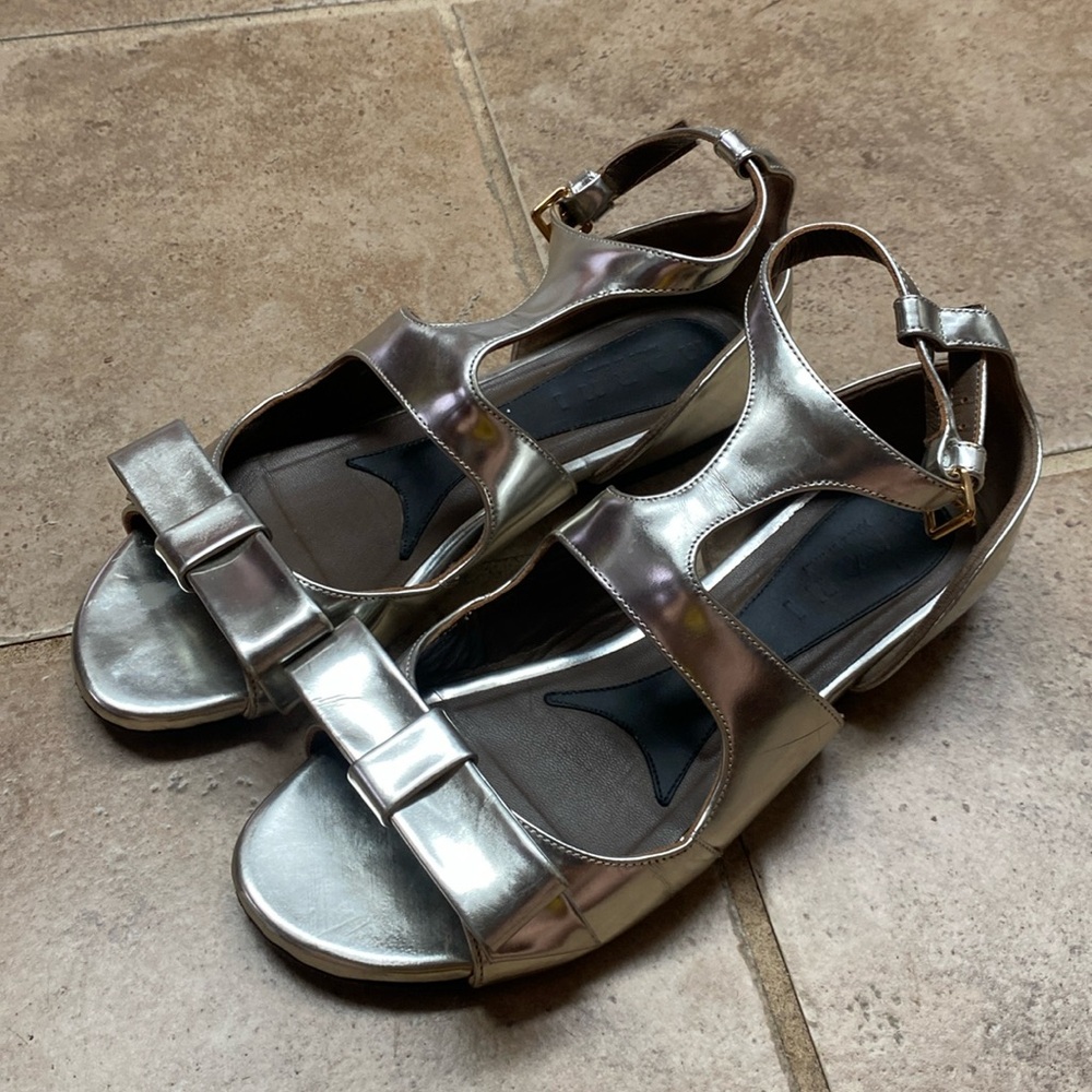 Marni Silver Women's Sandals